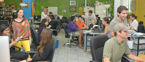 Photo of the TIG Staff at the Office