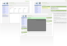 Screenshots of TIGed features